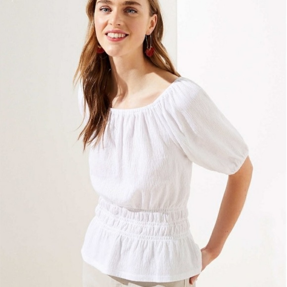 Loft Peplum Top